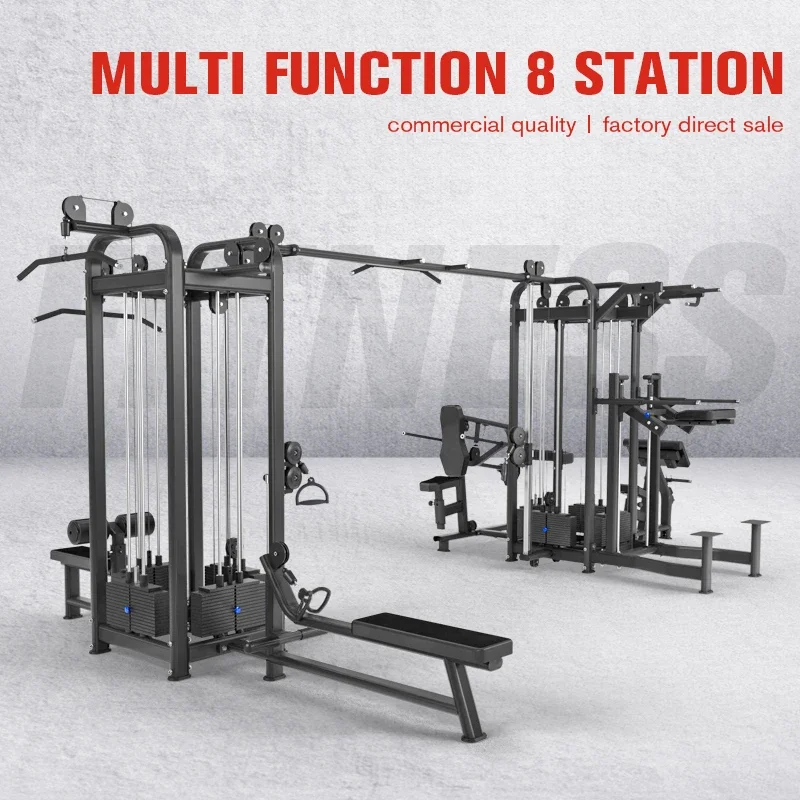 Zenbon New Arrival High Quality Gym Fitness Equipment Multi Function 8 Station