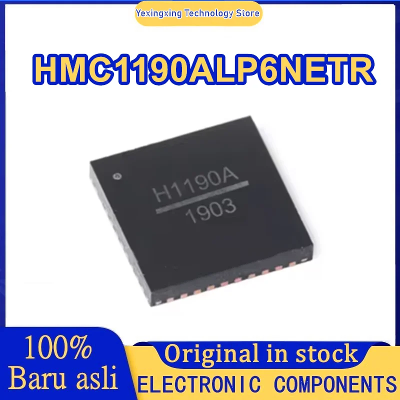 100% nuevo original HMC1190ALP6NETR pantalla impresa H1190A RF chip de microondas QFN-40 embalaje