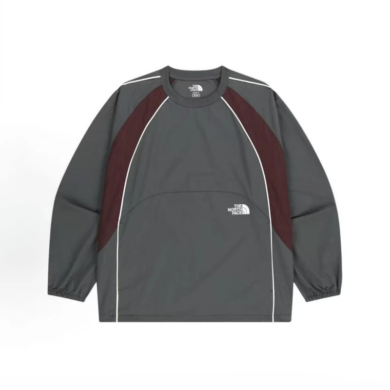 THE NORTH FACE Men Colorblock Oversized Long Sleeve Hoodie Sweatshirt Streetwear