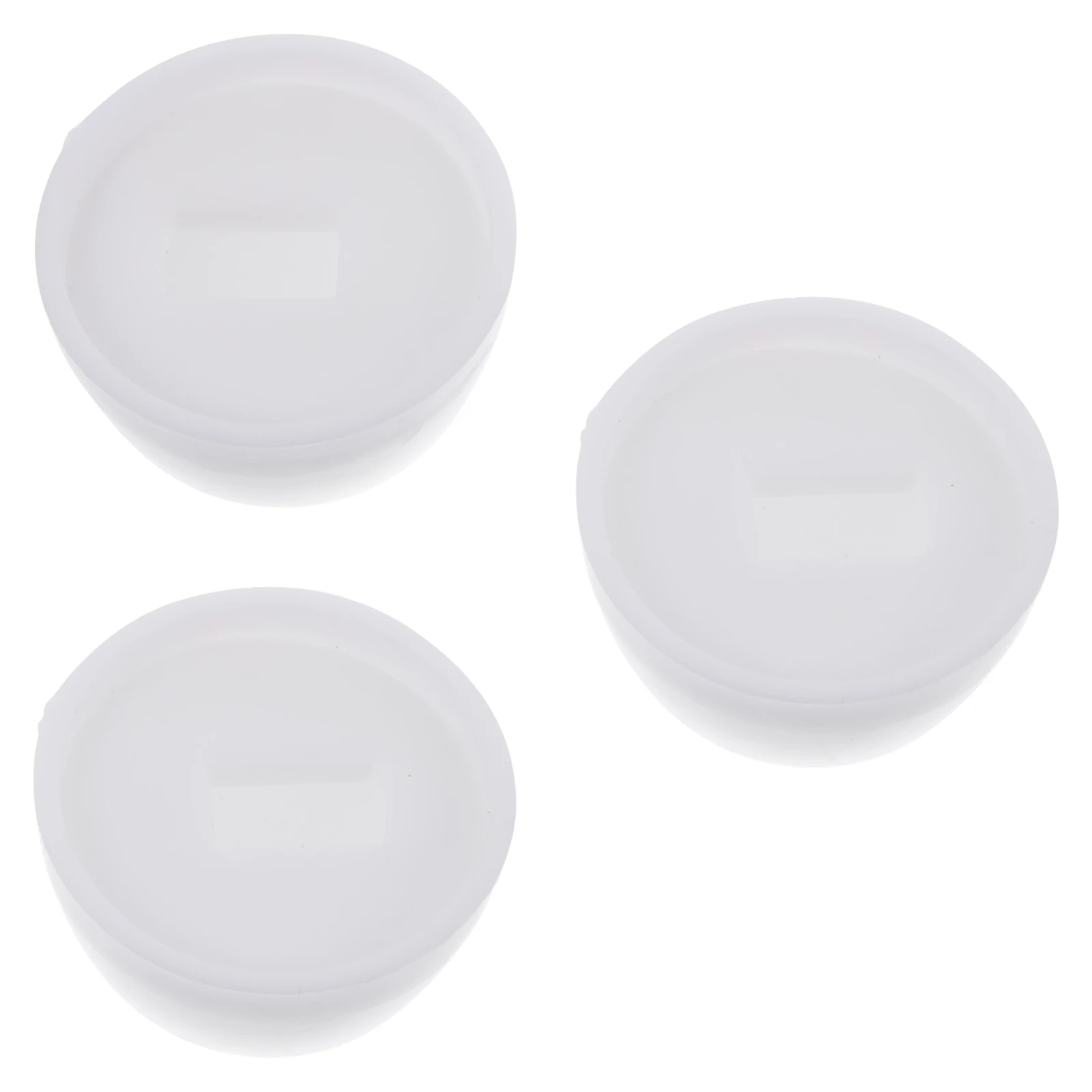 

3 Pair Toilet Seat Accessories Floor Bolt Covers Closed Toilettenbolzenkappen White