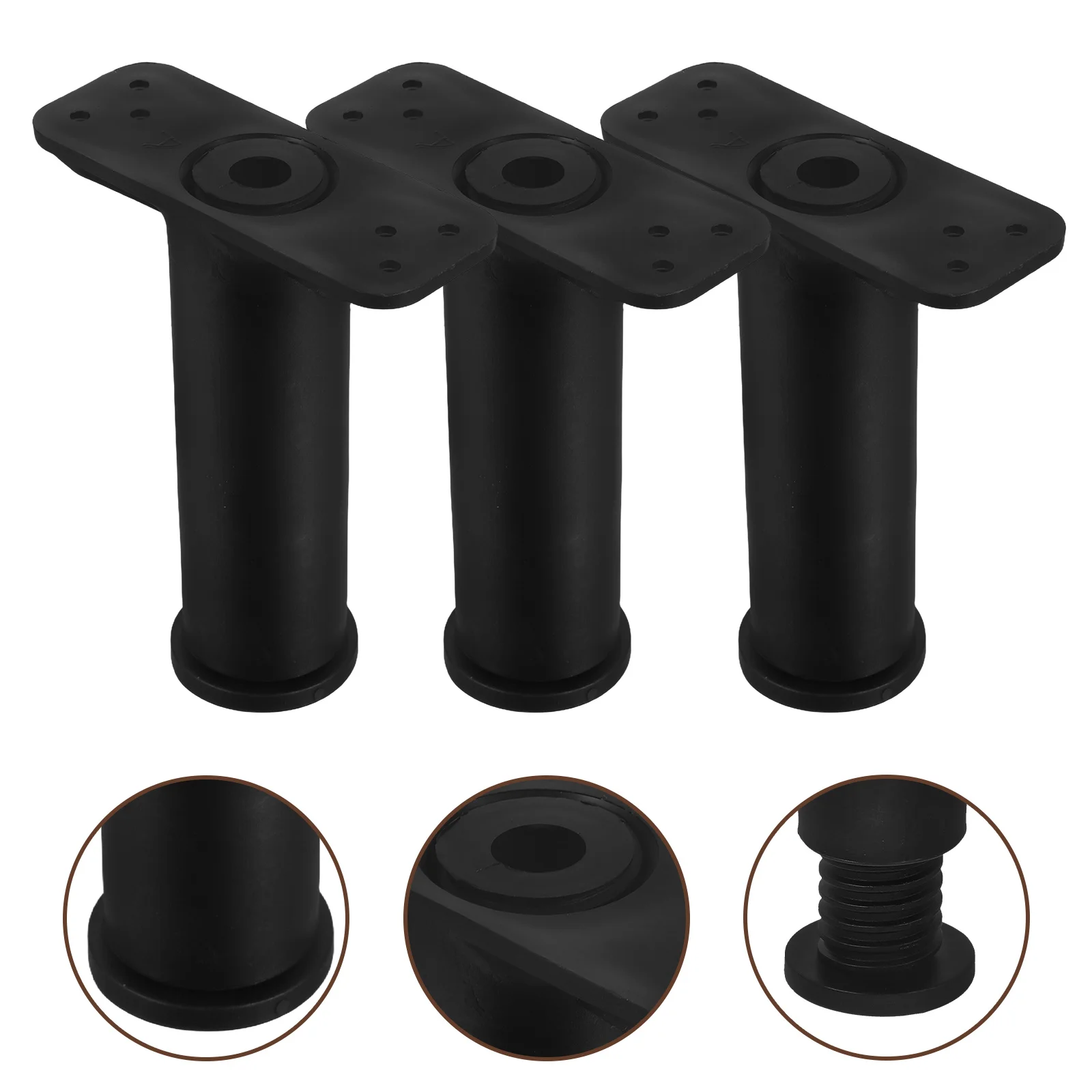 إطار سرير قابل للتعديل، أرجل دعم، أقدام بديلة للأثاث شديدة التحمل لطاولة كرسي الأريكة، تلسكوبي، قوي مضاد للحركة #1