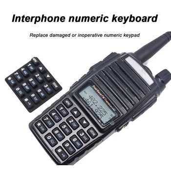 2 adet Walkie Taklie sayısal tuş takımı klavye bakım dijital klavye Baofeng UV-82 UV-82HP UV-5R UV-5RA için yedek