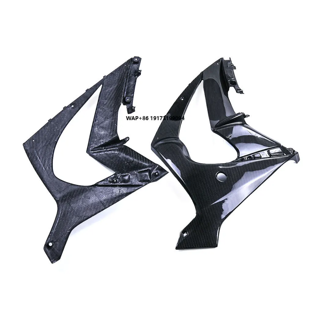 

For ZX10R motorcycle parts modification prepreg carbon fiber large side panels 2011-2015