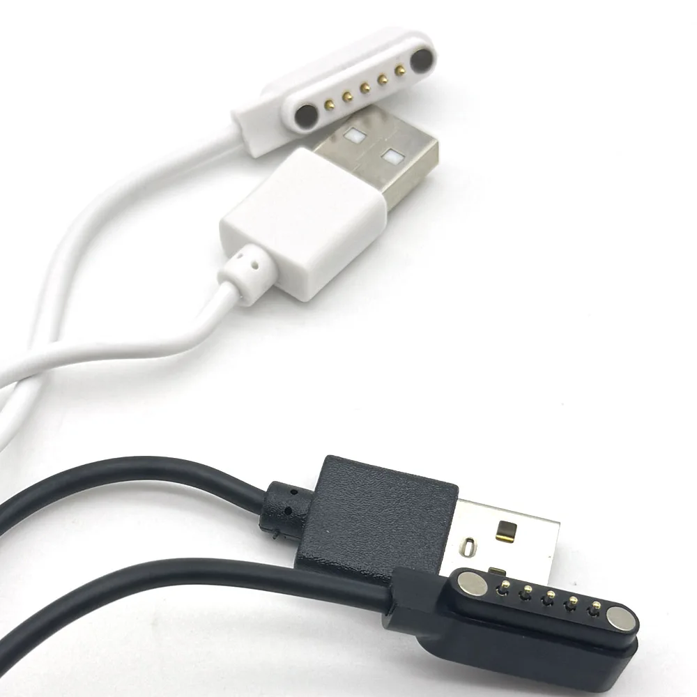 5Pin بوجو كابل مغناطيسي للأطفال ساعة ذكية كابل شحن USB 2.0 كابل شحن ل Q750S T88 A20 A20S TD05 V6G شاحن مغناطيسي