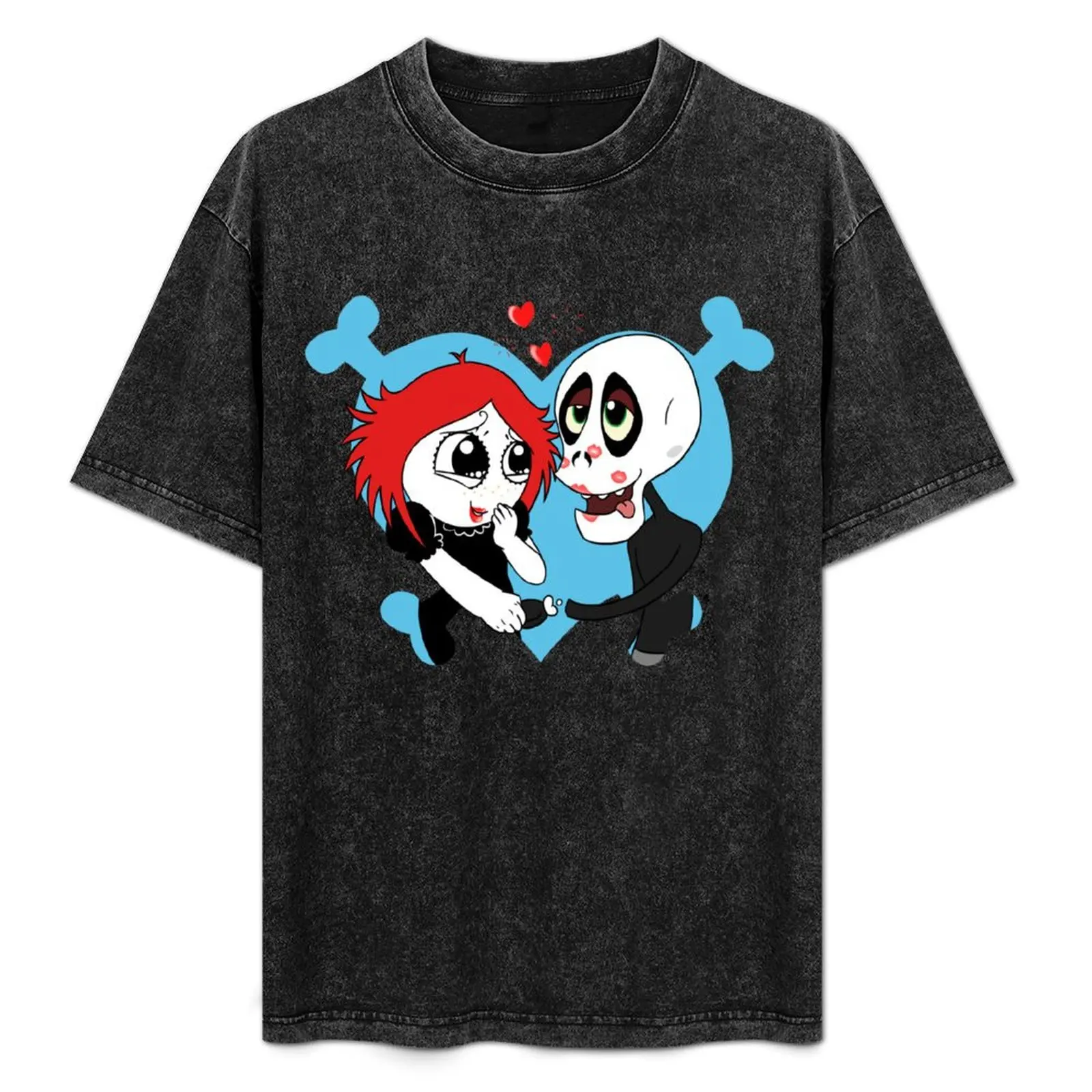 

Gloomy Kisses T-Shirt Casual Trendy Short Sleeve T-Shirt