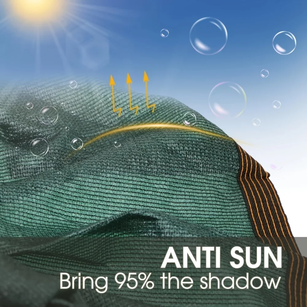 

Uniformly Woven Breathable Sunshade Net: the Sunshade Net, Made Using Uniform Weaving Technology, Provides Shading Effect While En