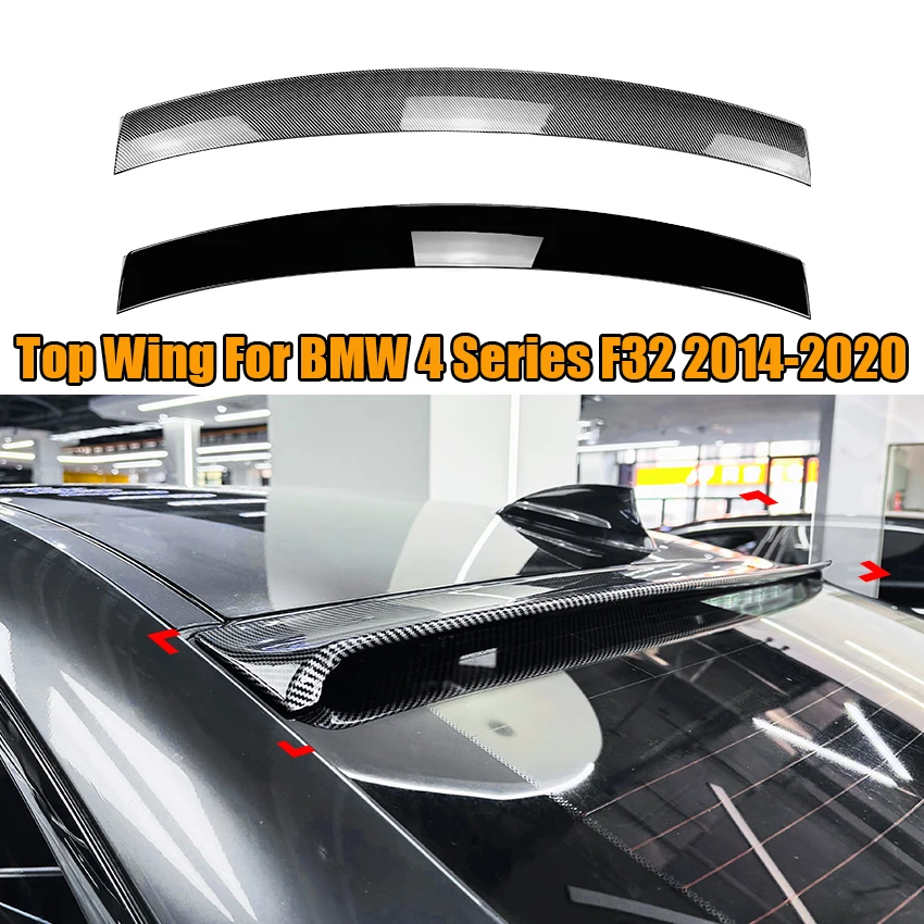 

For BMW 4 Series F32 2014-2020 Car Tail Wings Fixed Wind Spoiler Rear Wing Auto Fixed Wind Wing Gloss Black Accessory