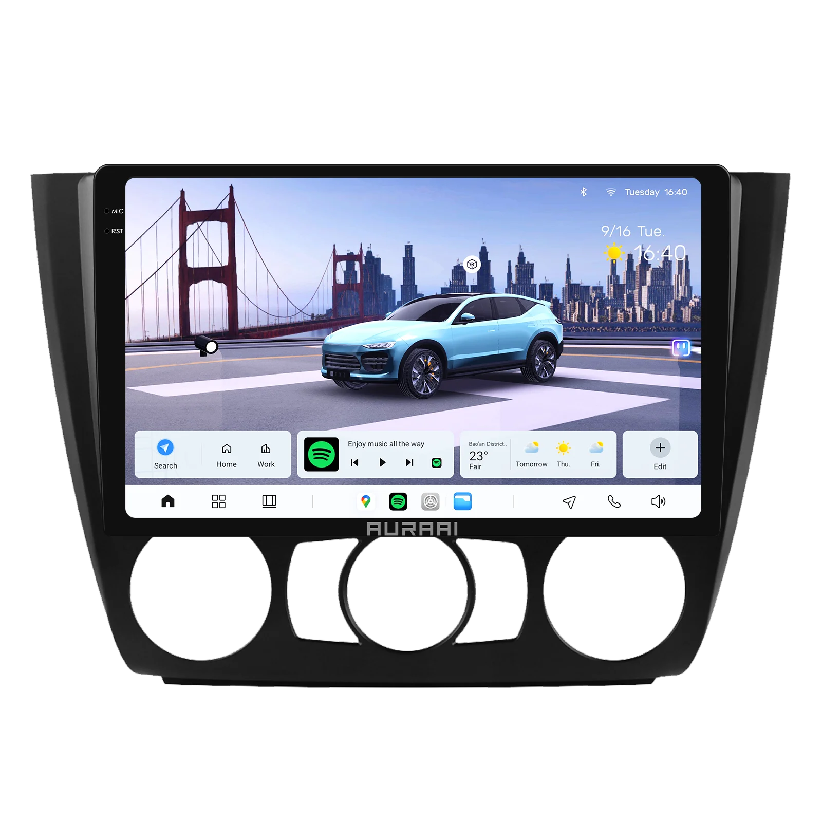 Octa Core UIS7870 Carplay Car Stereo For BMW 1 Series E87 E81 E82 E88 2004-2011 Android Auto Car Intelligent System ADAS 4G WiFi