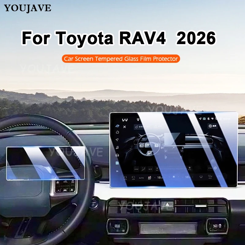 

Tempered Glass Protector For Toyota RAV4 2026 15.60 Inches Car GPS Navigation Protective Film LCD Screen Anti-scratch accssories