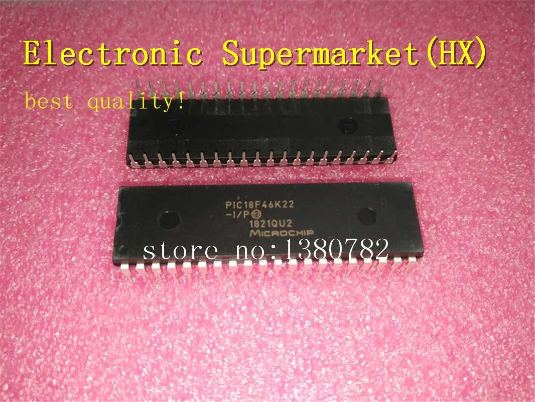 

Free Shipping 2pcs/lots PIC18F46K22-I/P PIC18F46K22 DIP-40 New original IC In stock!