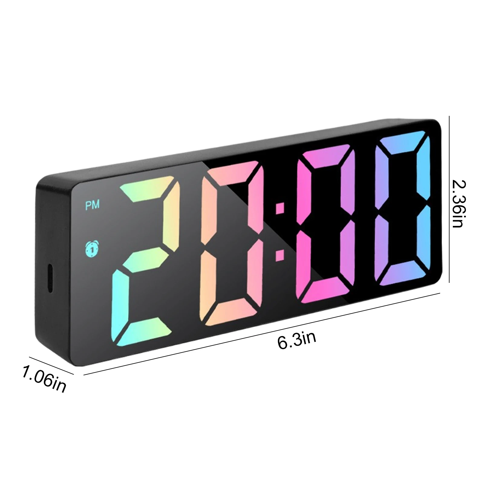 LED Digital Alarm Clock with Temperature 6