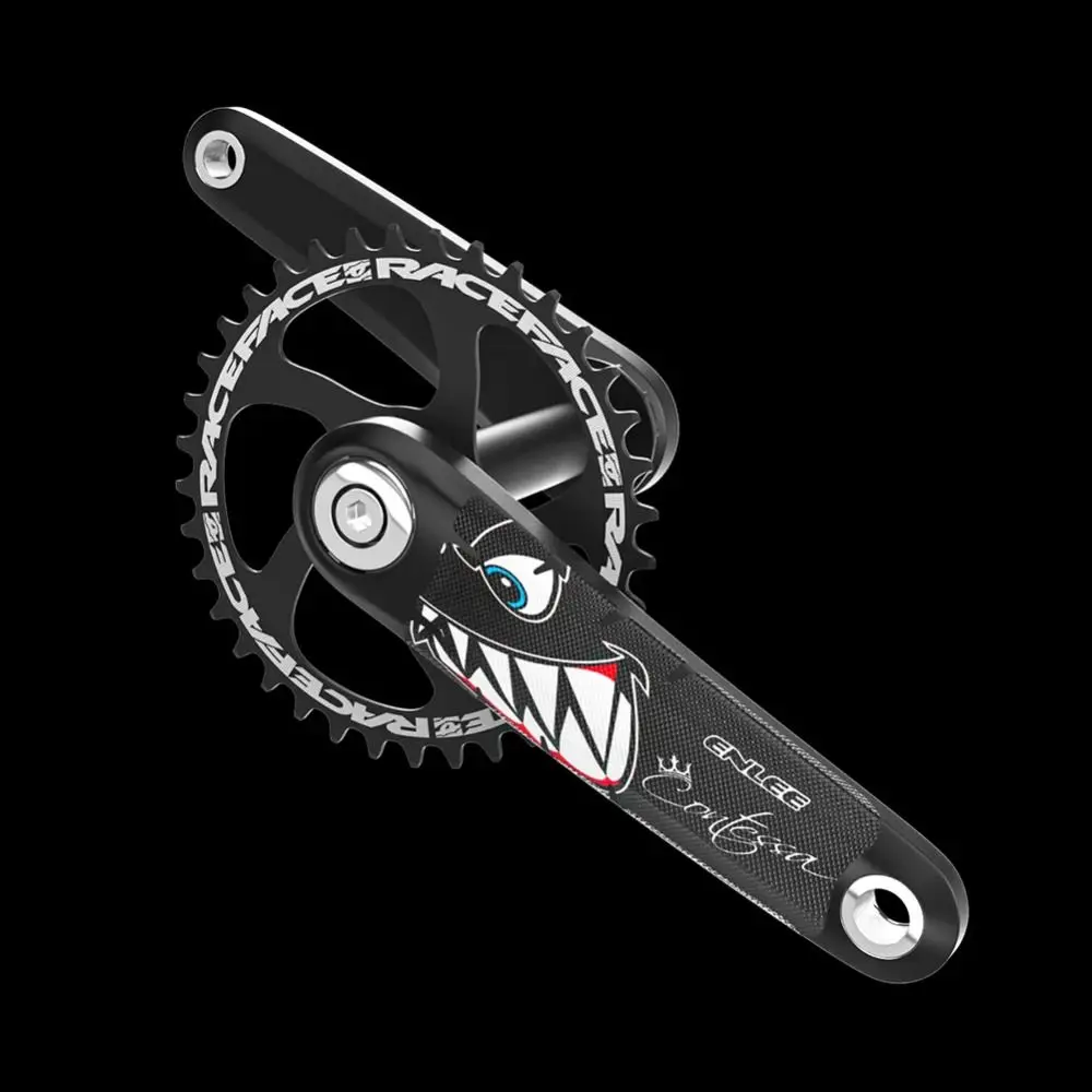 

Retrofitting Film Bicycle Crank Sticker Scratch Resistant Protective Cover Crank Protection Film Sun-proof 3D PVC