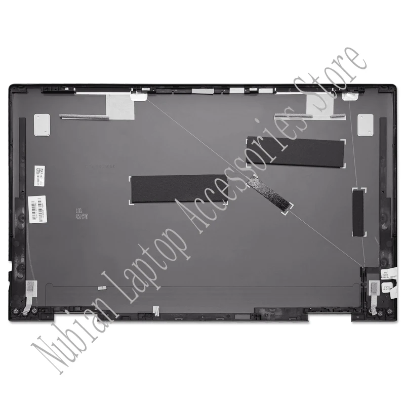 Imagem -03 - Superior para hp Inveja Lcd Tampa Traseira Dobradiças Moldura Frontal Palmrest Inferior X360 15-ed 15m-ee 15m-ee L93203001 Novo Case