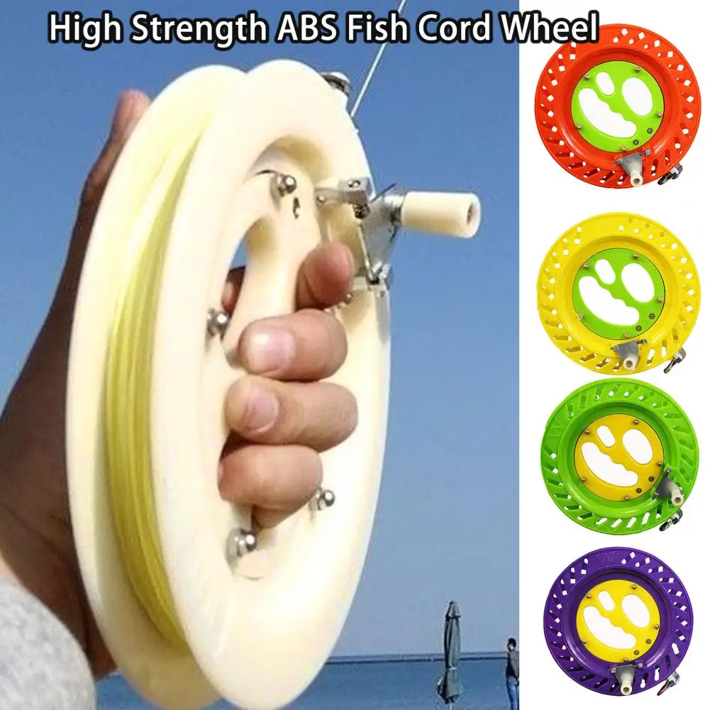 Fishing Line Winder with Anti Reverse Bearing Smooth Line Out Wire Organizer Fishing Gear Sea Fishing ABS Reel Wheel