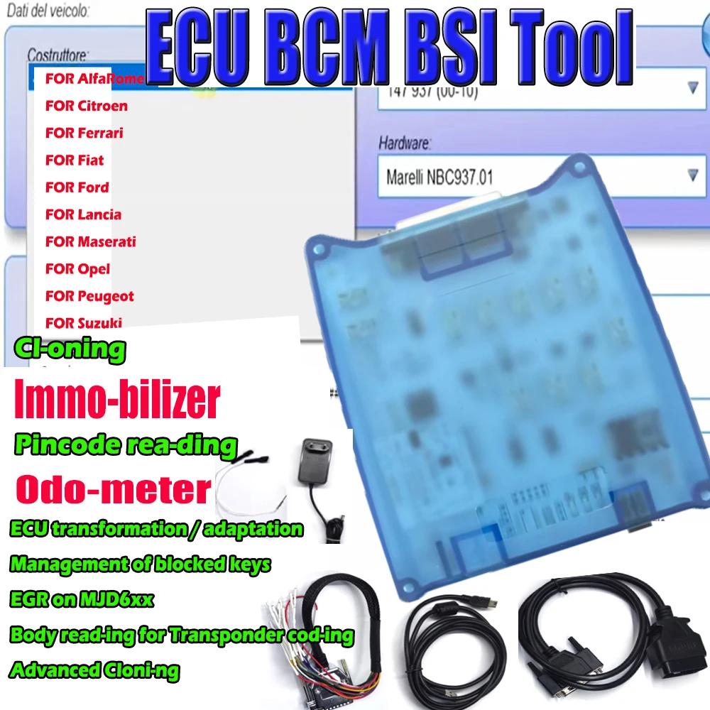 BCM Clone Tool OBD2 Immobilizer Body Computer for IFlash OBD Programmer for Fiat for Iveco Automotive Diagnostic Tool