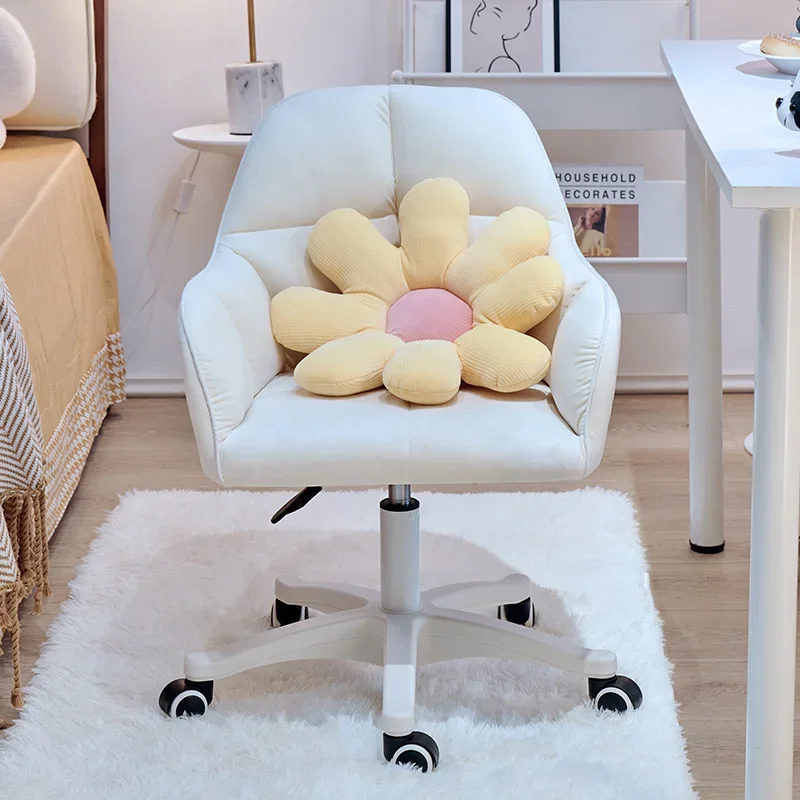 Bedroom Girls Dormitory Computer Chair Writing Lift Comfortable Makeup Rotating Chair Learning Desk Sillas De Escritorio 사무용의자