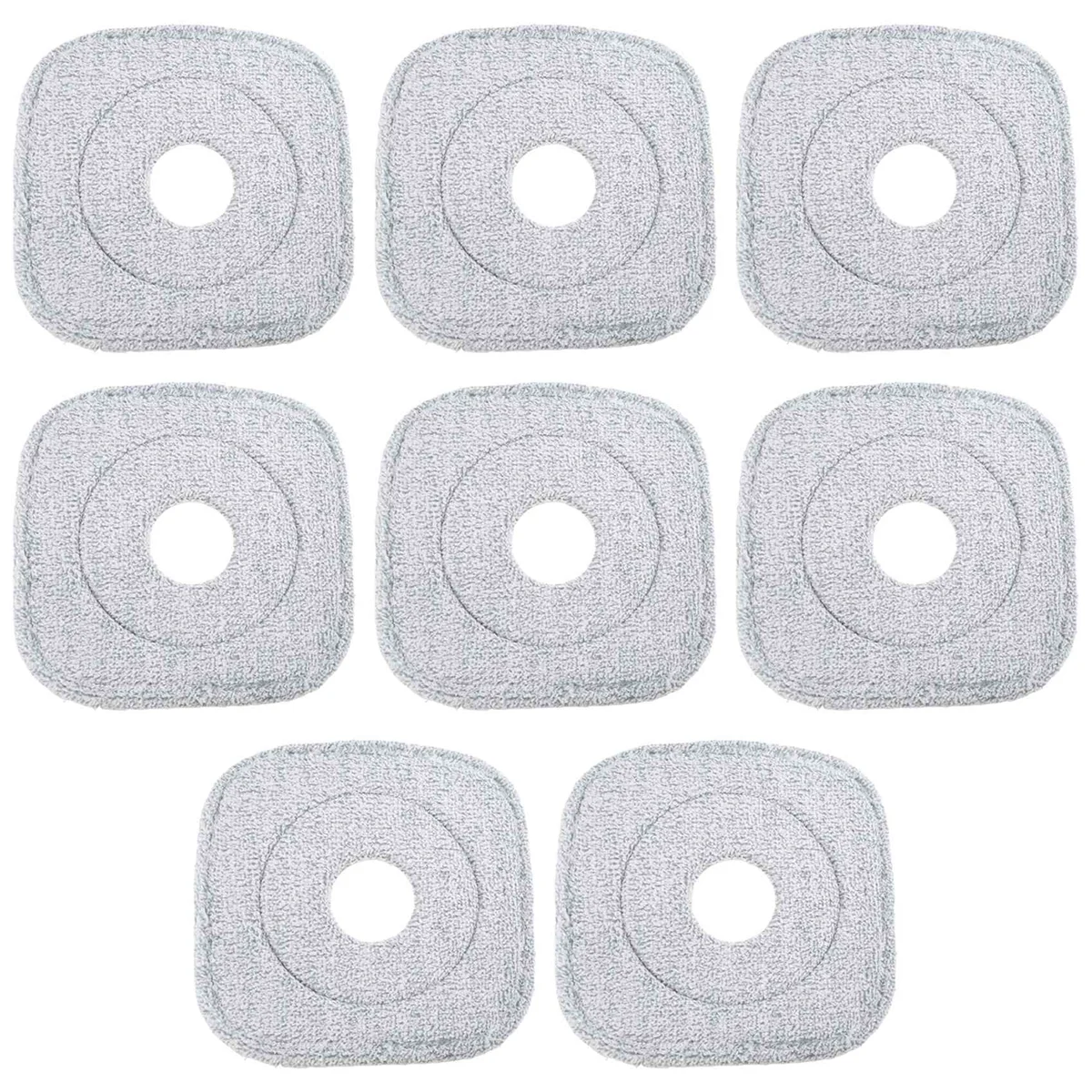 ABQR 8Pcs Mop Cloth for Mop Squeeze Mop Automatic Separation Rotating Cleaning Floors Mop Pads Cloth