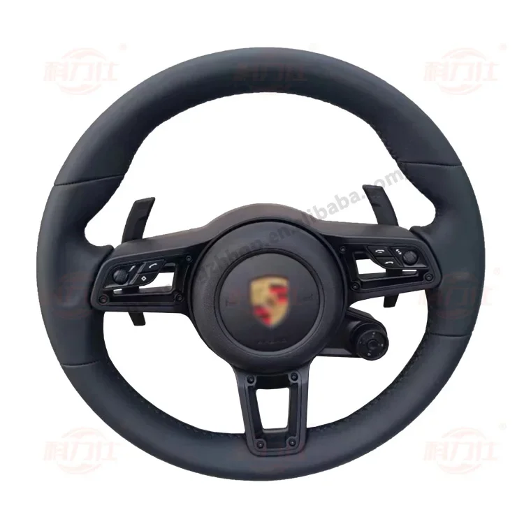 Suits for 911 Heating Macan Cayman Cayenne Panamera 718 customized steering wheel with all leather carbon fiber