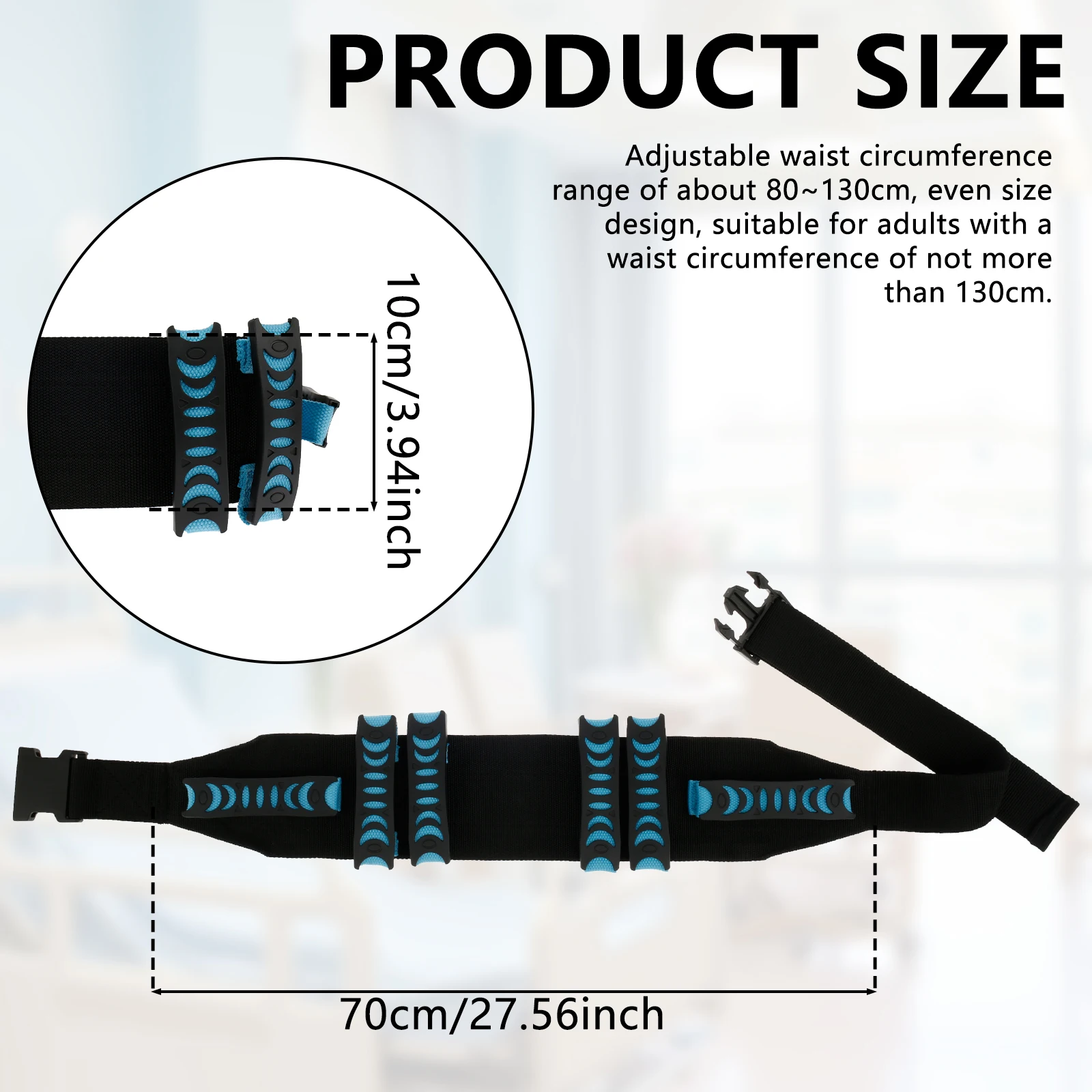 Gait Belts for Seniors Gate Belts Medical for Elderly Transfer Lift Belts with Quick Release Buckle Handles for Physical Therapy