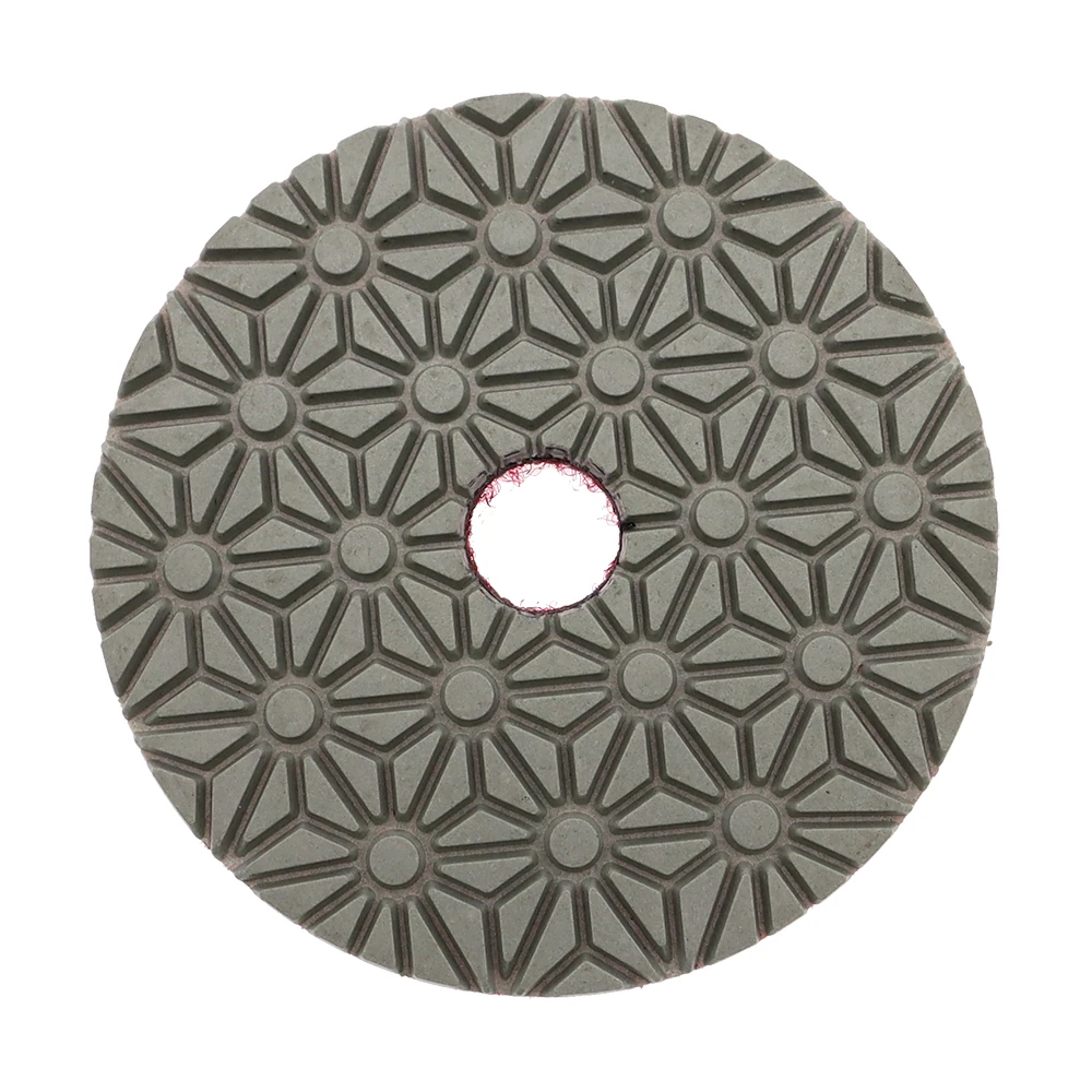 3 Steps 4Inch Diamond Polishing Pad Flexible Wet Polishing Pads For Granite Marble Stone Concrete Grinding Disc