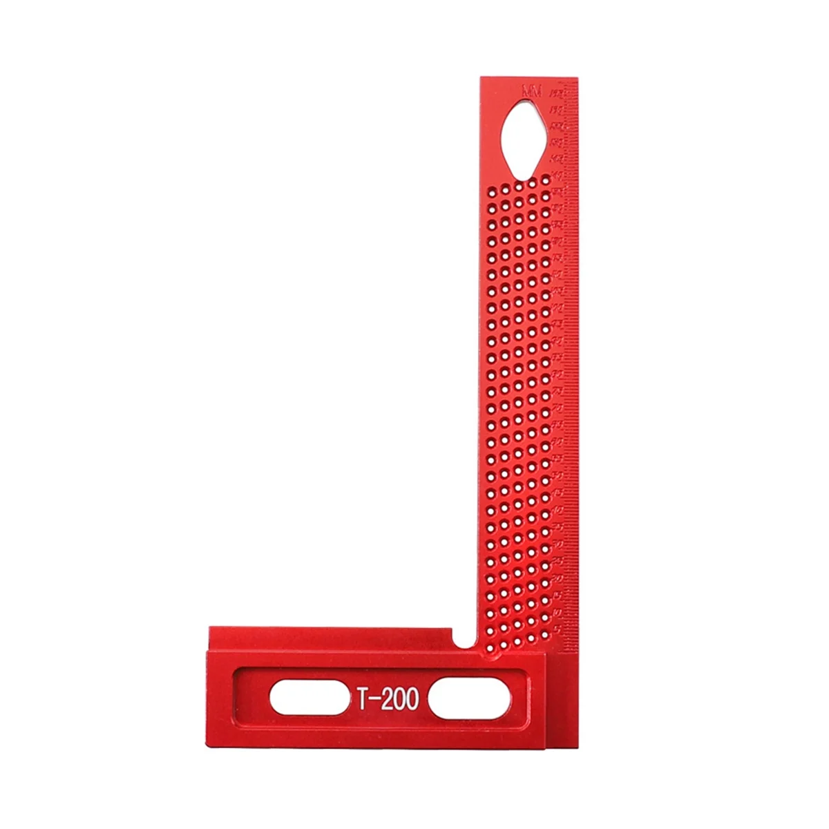 

Woodworking Multifunctional Right-Angle Ruler Aluminum Alloy Ruler L Angle Ruler Hole Ruler Woodworking Tools