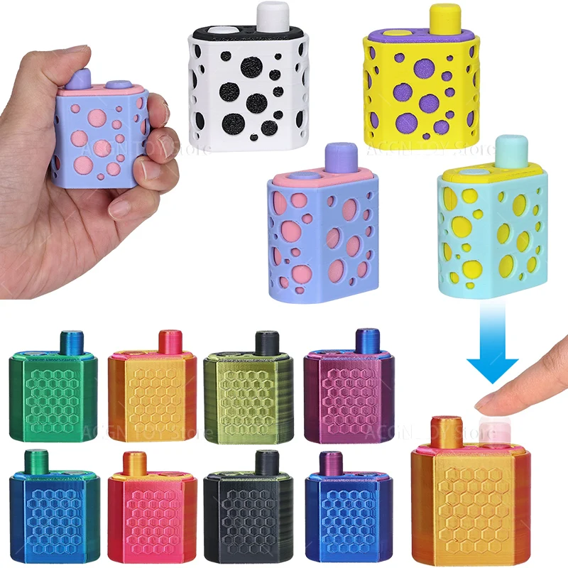 Neues 3D-gedrucktes Finger-Zappelspielzeug, Presstyp, Entspannung, Stress, Desktop-Dekoration, Geburtstagsgeschenk
