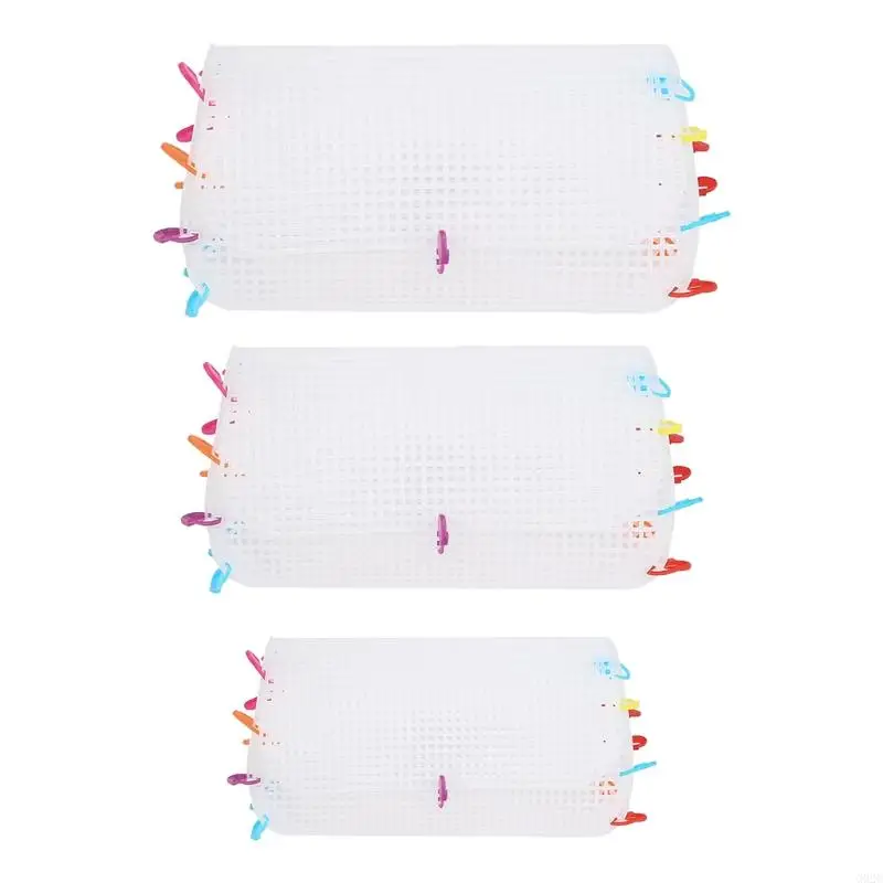 Hojas lona malla plástico G92C Accesorios bolsas bricolaje fácil
