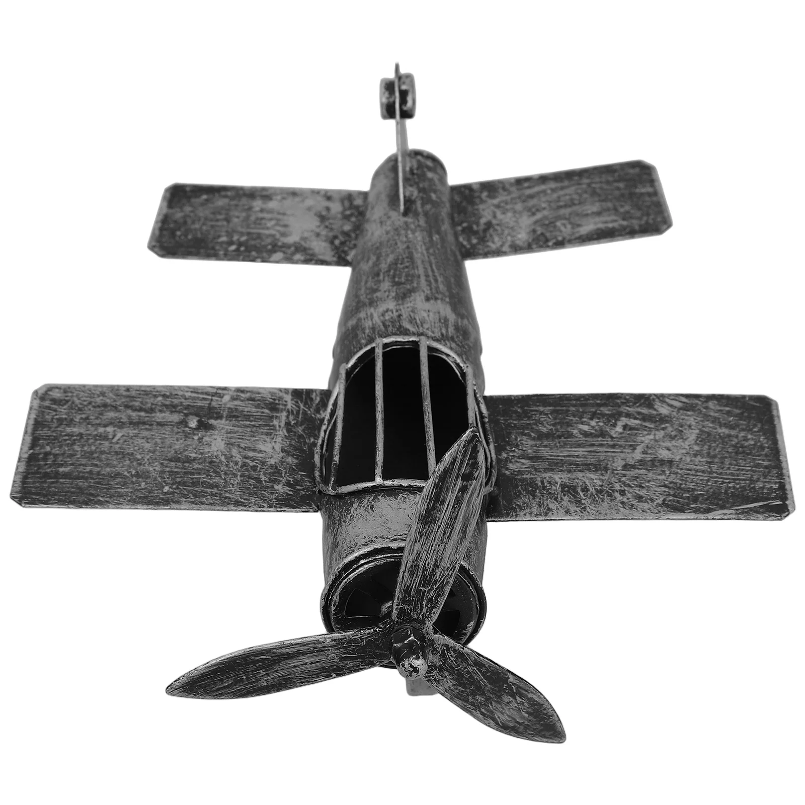 

Old Fashioned Fighter Jet Model Vintage Ornaments Wrought Iron Hanging Souvenirs