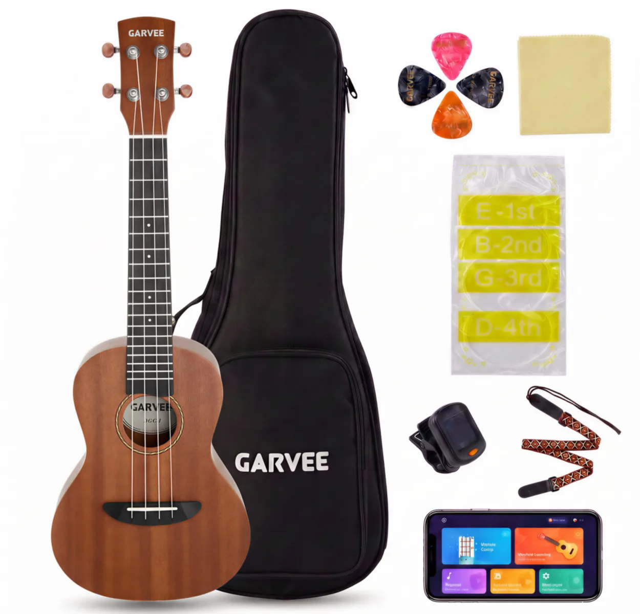 Beginner Soprano Ukulele Kit 21