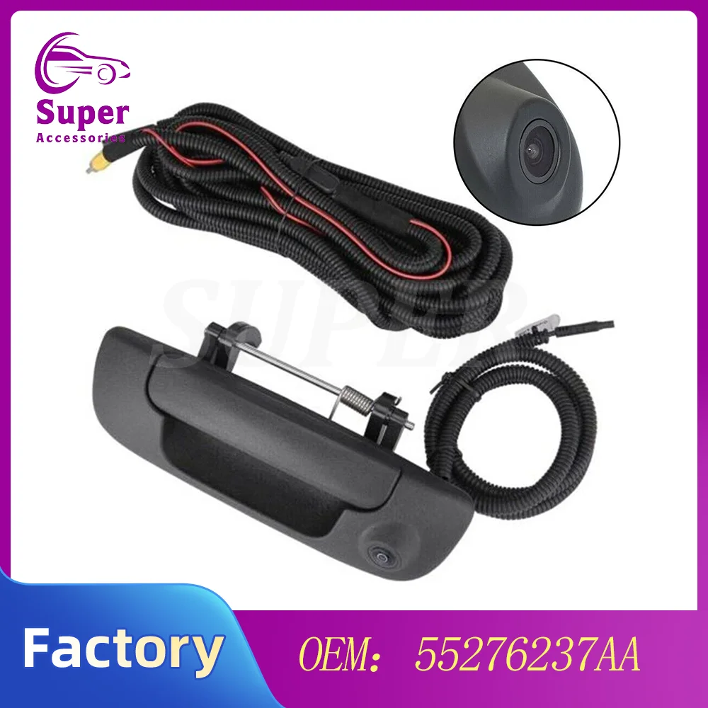 55276237AA 552 762 37A A Car Tailgate Rear Handle Rear Spare Door Rear View Camera Suitable for Dodge Ram 1500 2500 2002-2008