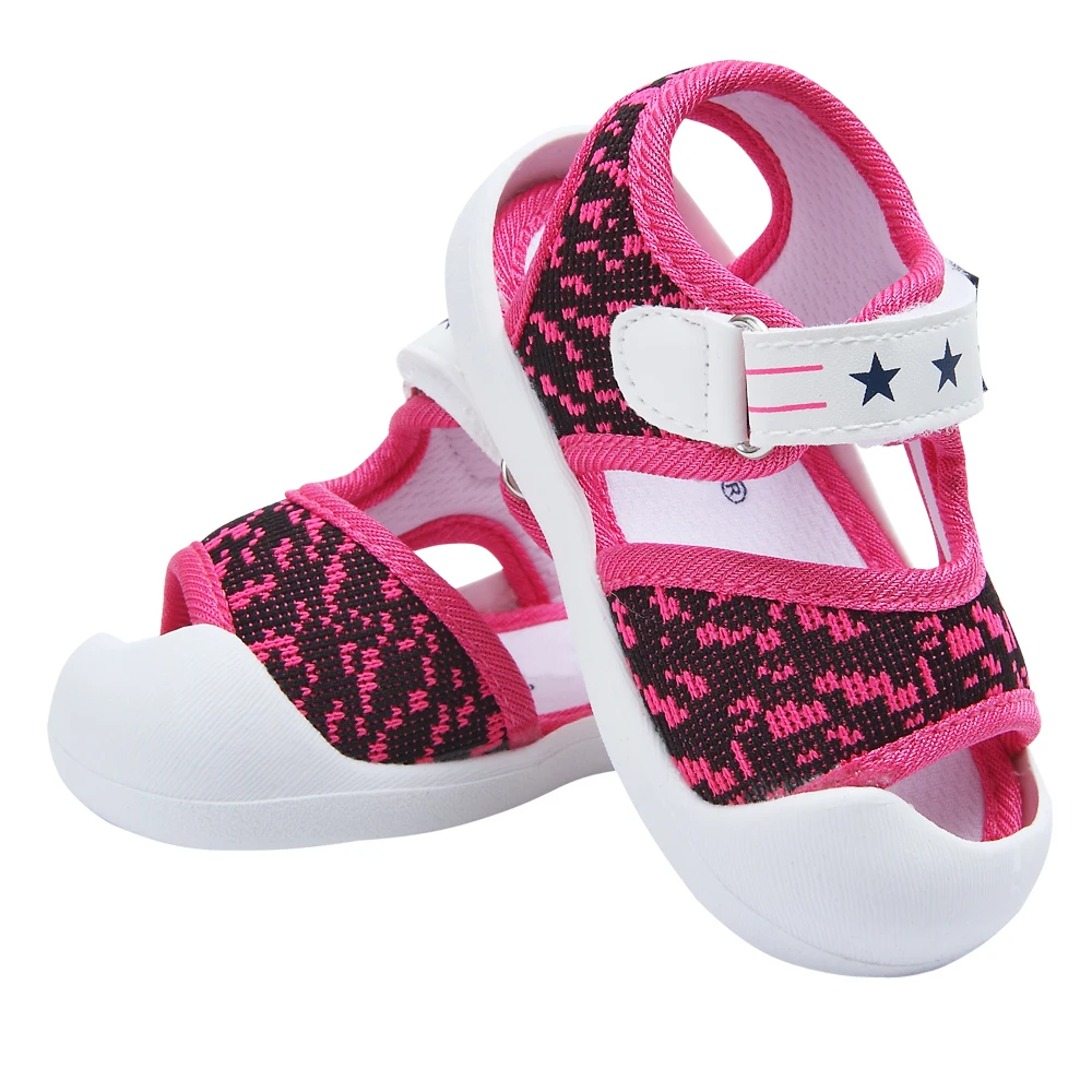 Baby Jongens Meisjes Zomer Ademende Mesh Sandalen Beschermende Teen Ademende Baby Wandelschoenen