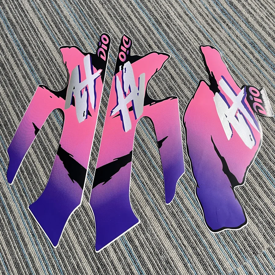 Purple Motorcycle Whole Body Stickers Decals Scooter Decorative Emblem Logo Badge For Honda DIO ZX 50 AF27 AF28 AF34 AF35 AF38