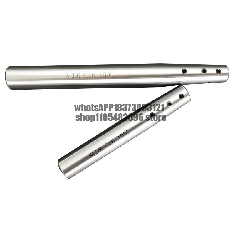 High-bore, seismically resistant straight shank side-fixed small-diameter extension rod SLD4 tap, extended drill bit, connecting