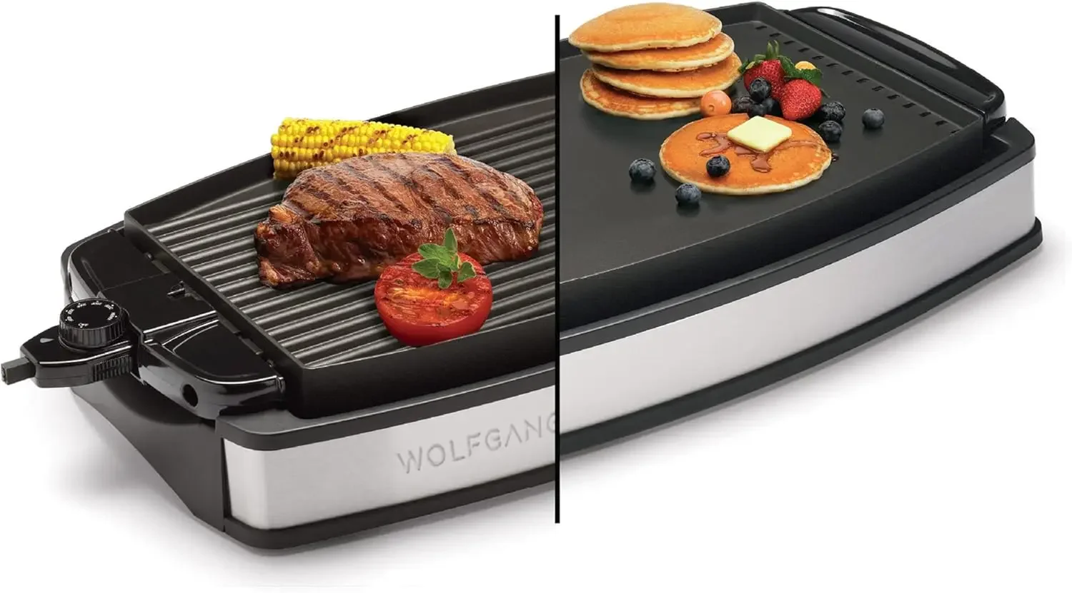 Puck XL Reversible Grill Griddle, Removable Cooking Plate, Nonstick Coating, Dishwasher Safe, Heats Up to 400