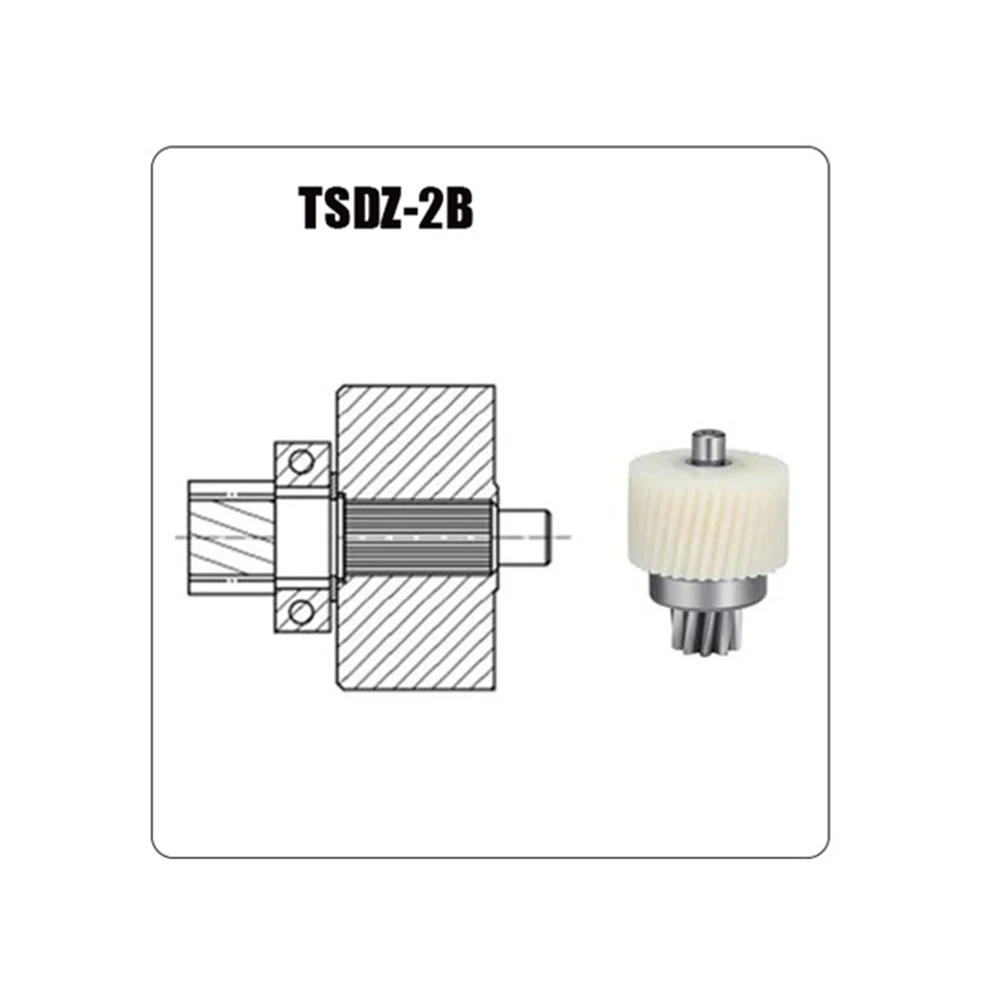 For Electric Bicycle Large Gear Assembly Metal Bearing Drive Motor Bearing Helical Gear Bicycle Accessories For TSDZ2B