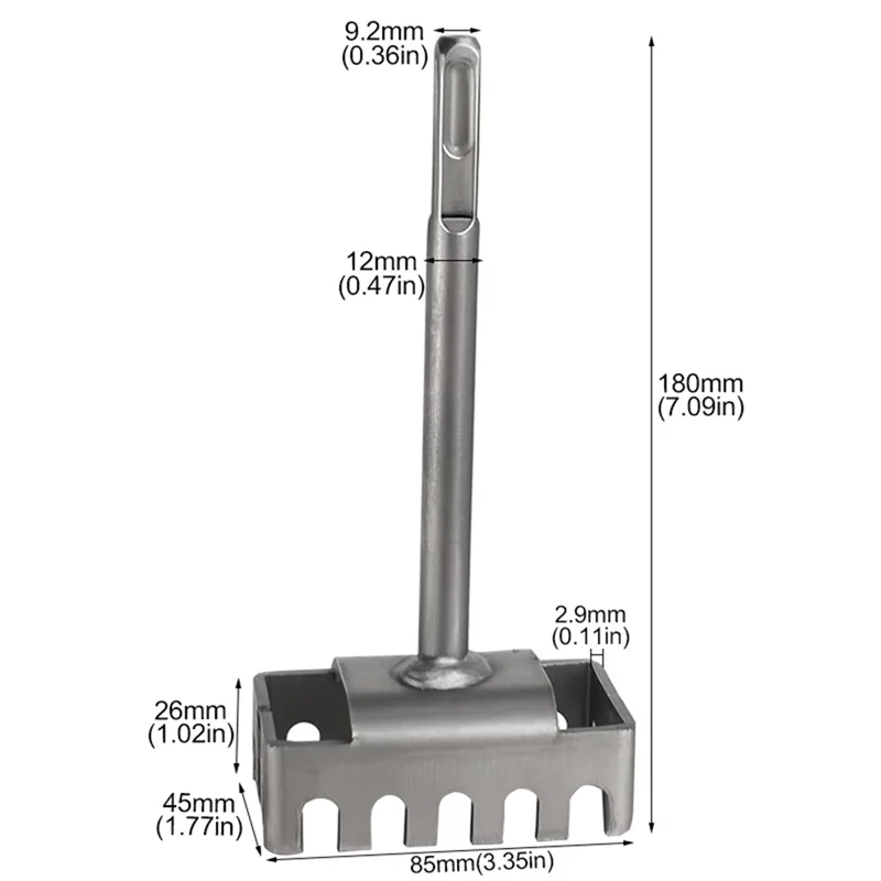 A13E-Square Wall Punching Quick Hole-Opening Tool Tray 86 Wire Box For Plumber Slotting Installation