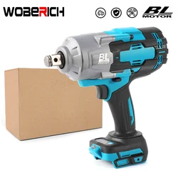 2100N.m Brushless Electric Impact Wrench 3/4 inch Socket Wrench High Torque Cordless Driver Tool for Makita 18V Battery