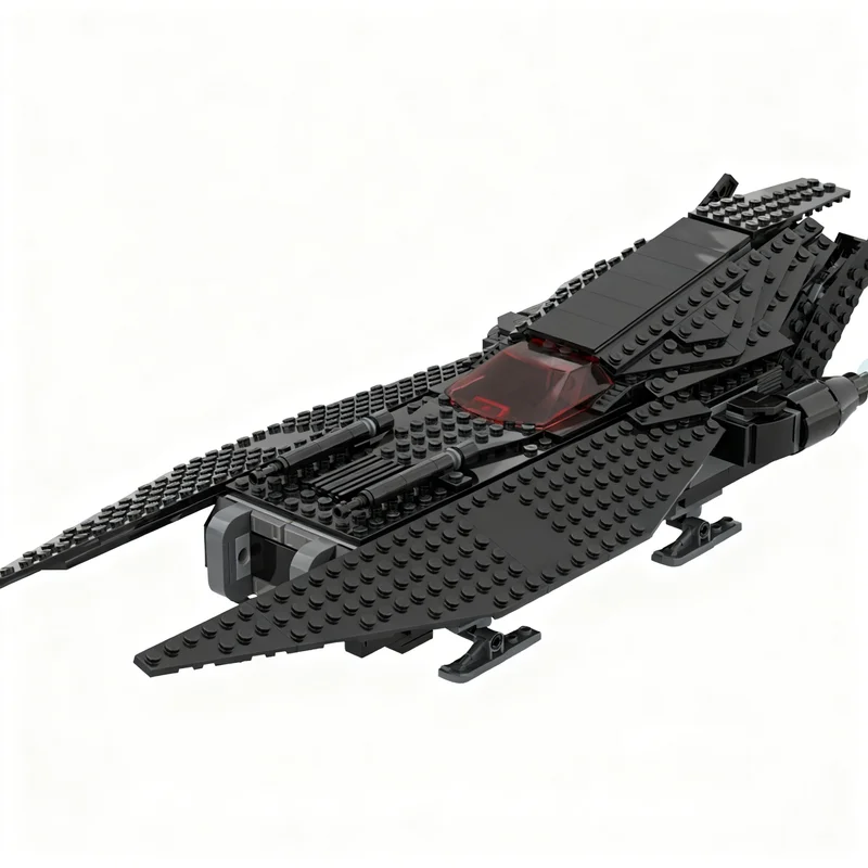

562 детали MOC Star Battle Nightblade SW: конструктор, развивающая игрушка, идея для творчества, подарок на Рождество