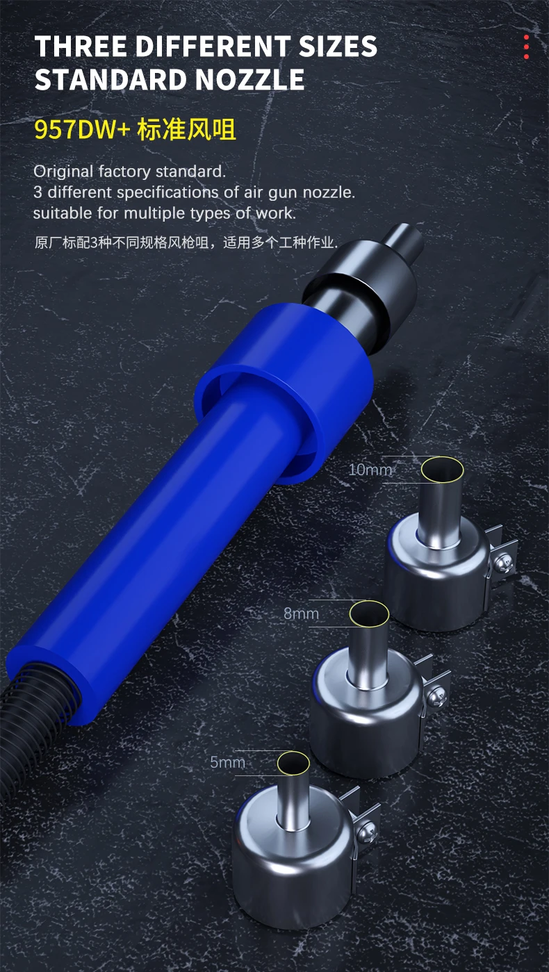 mechanic-957dw-soldering-station-desoldering-station-with-two-scroll-hot-air-rework-station-for-heating-main-board-tin-solder