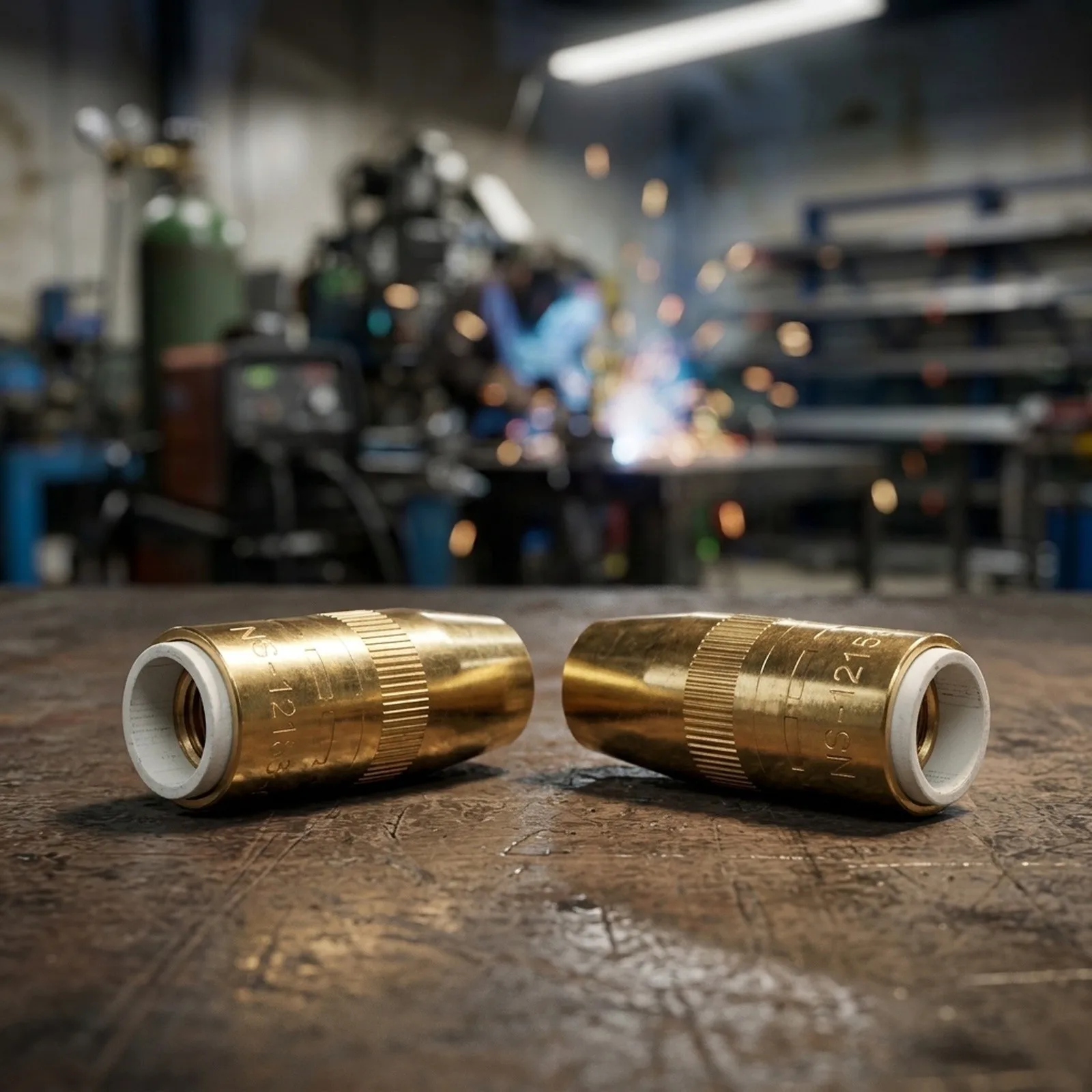 Copper Nozzle As The Picture Gas Nozzle 1 2-Inch Diameter 2-Pack Nozzle Concentric Design For Bernard for centerfire