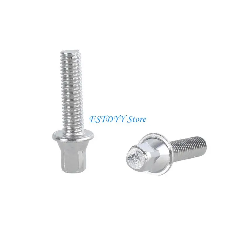 

G6DE 10PCS Metal Screws Replacement Drum Screws Musical Instrument Screws Metal Texture Suitable for All Percussion Needs