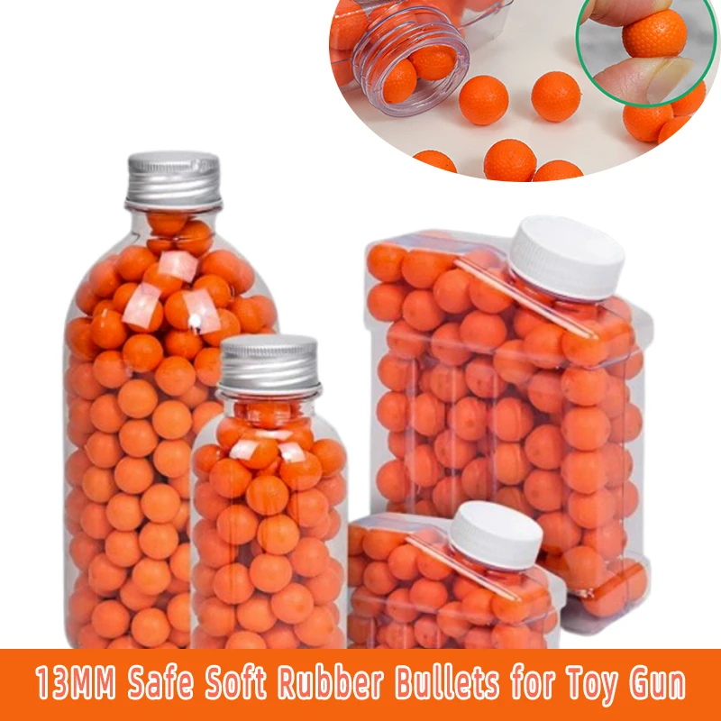 

PU Soft Rubber Ball High Elastic Foam Bullet Orange 13mmfor Outdoor CS Game Toy Gun Spare Ammo