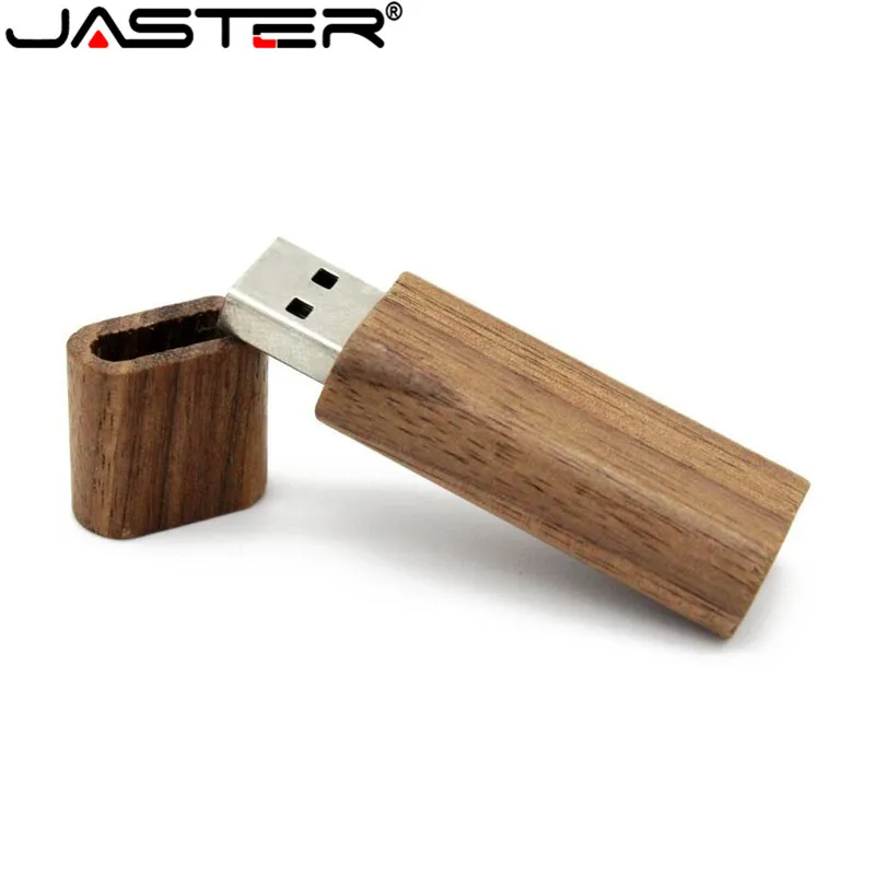 JASTER USB Flash Drive 2.0 Wooden / bamboo Pen Driver 4GB 8GB 16GB 32GB 64GB 128GB Pendrive Memory Gifts(No customized logo)