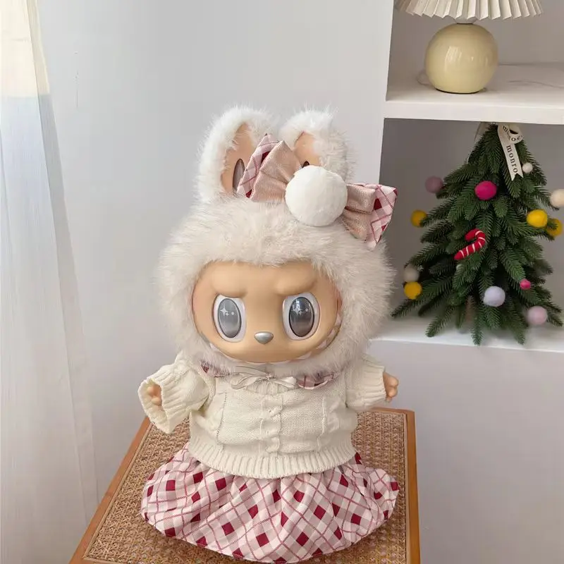 Nur Kleidung, geeignet für 58 cm große Puppen, kleine Duftkleidung, Kawai-Pyjamas, Overalls, süße Puppe, trendige Kleidung, dekorative Geschenke