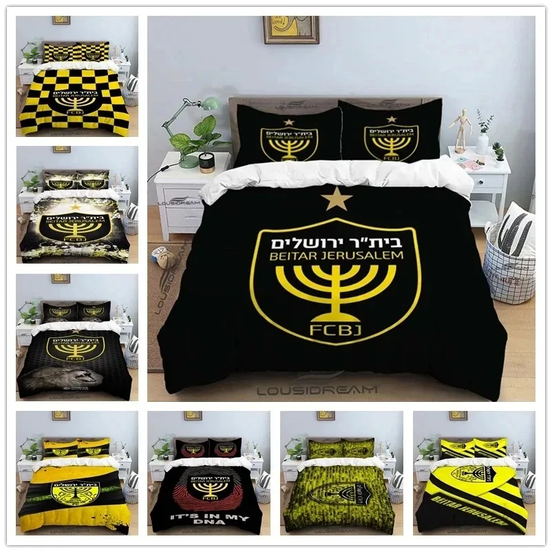 Beitar Jerusalem Fc All Season Twin Bedding Set 3 Piece Comforter Set Bed Duvet Cover Double King Comforter Cover Home Textile