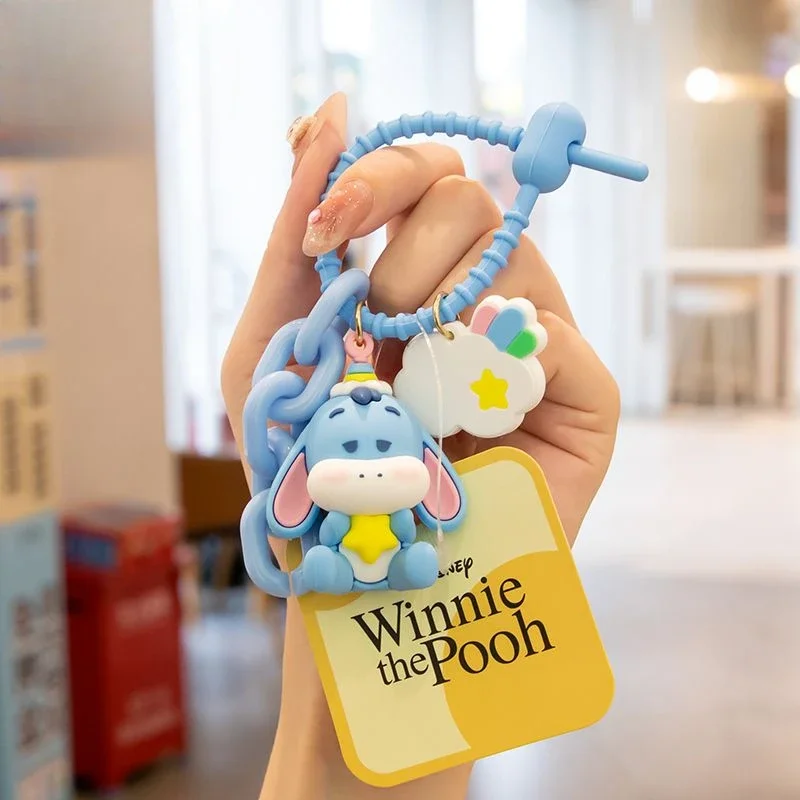 Disney Pooh Bär Tigger Eeyore Ferkel kreative süße Kawaii Animation periphere Schlüsselanhänger einfache Cartoon Rucksack Anhänger Geschenk