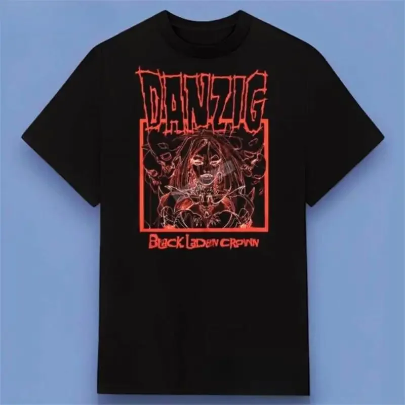 Danzig Black Laden Crown T Shirt