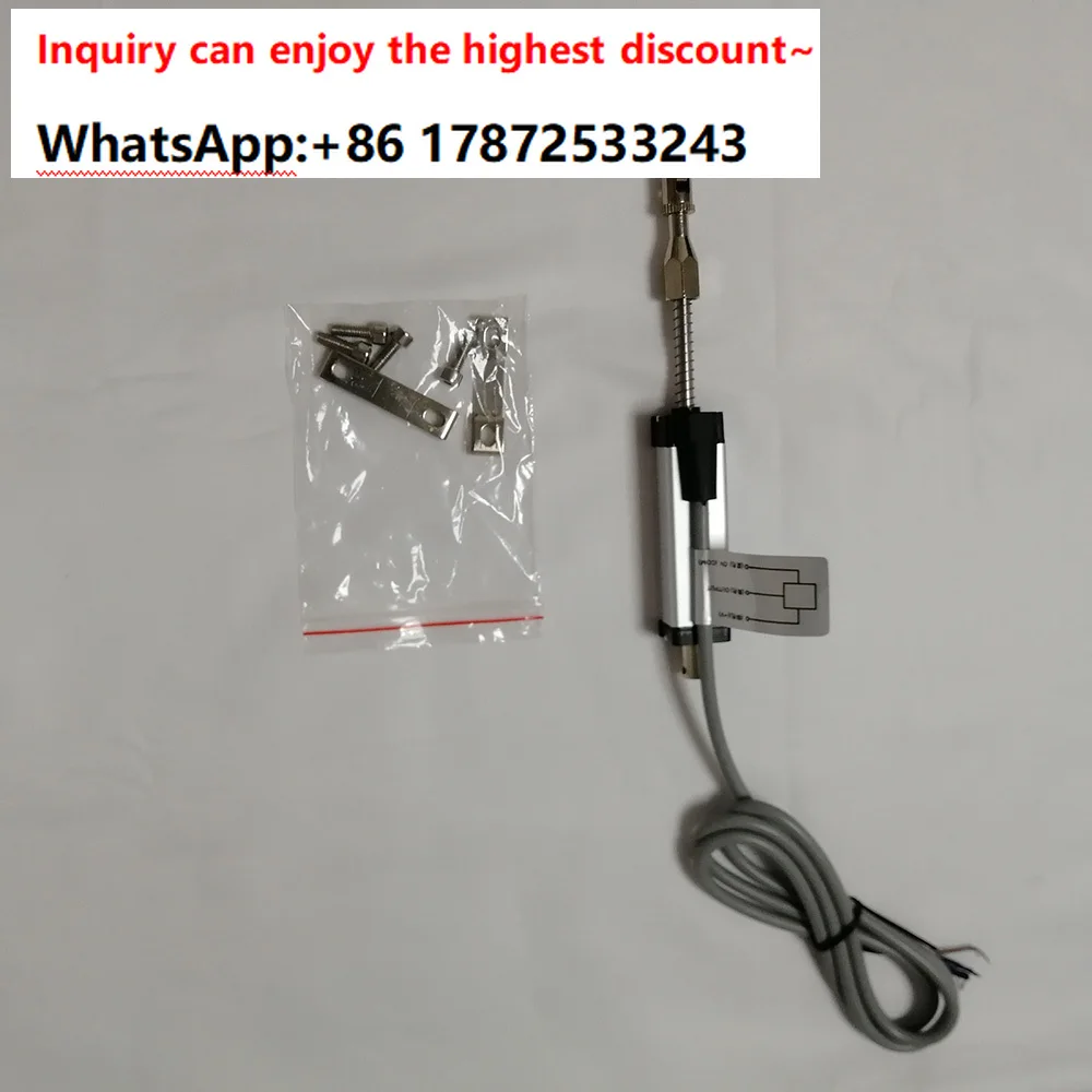 25mm spring loaded resistive linear displacement sensor with roller gauge head