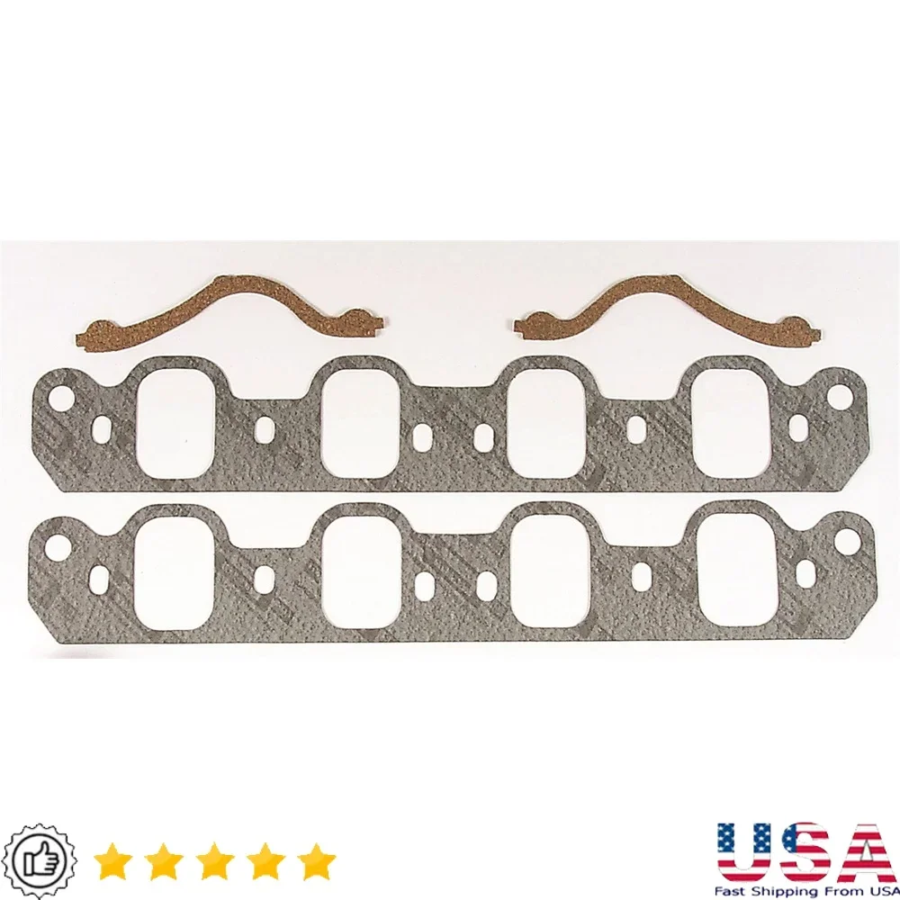 

Прокладка впуска 1970-1973 Ford Mustang 1970-1974 Mercury Cougar 8-цилиндровый высокопроизводительный прочный уплотнитель подходит для гонок