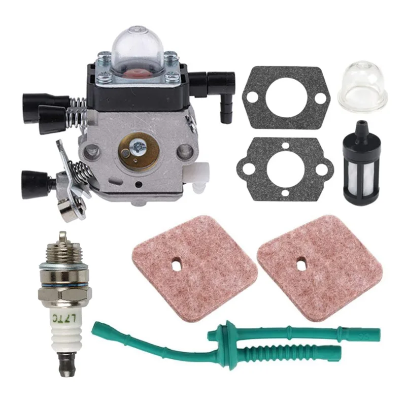 

Подходит для карбюратора HS45, для газонокосилок STIHL FS38, FS45, FS55, FS74, FS76, FS80, FS85.
